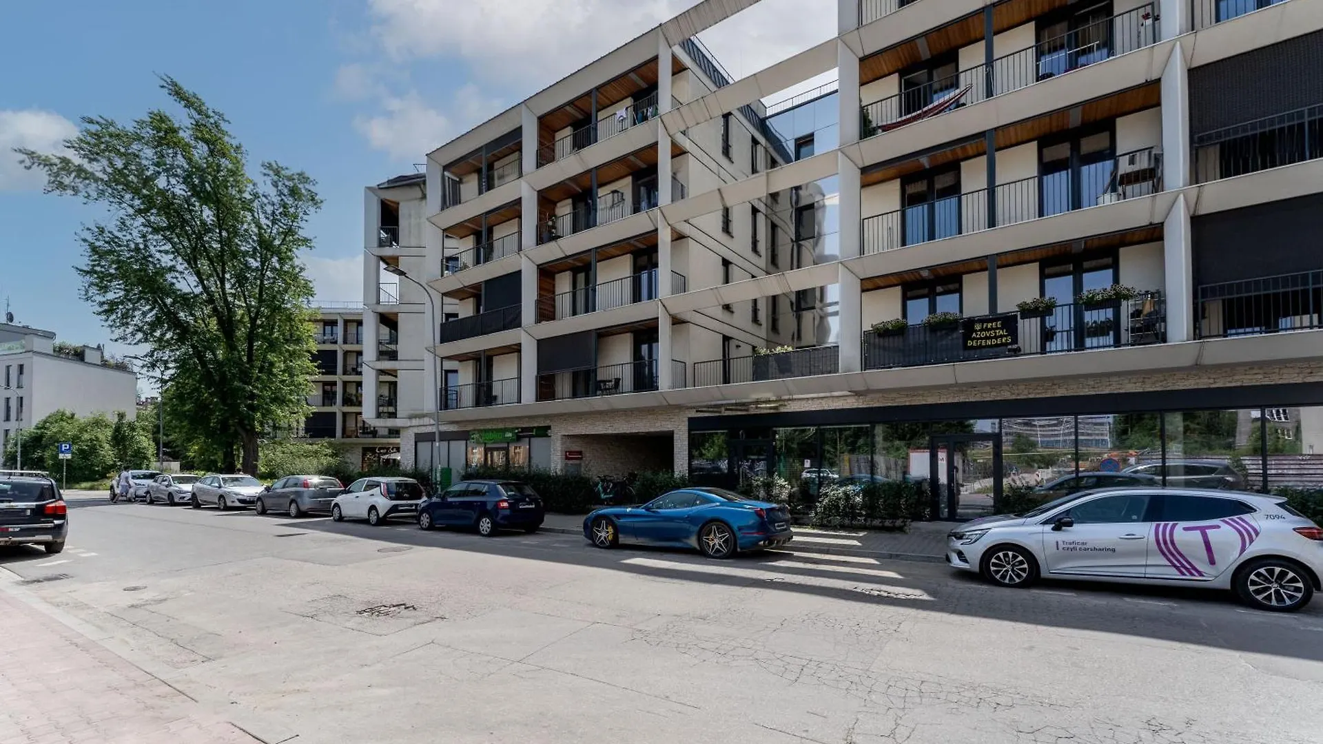 Podgorze Studio With Balcony Krakow Apartment